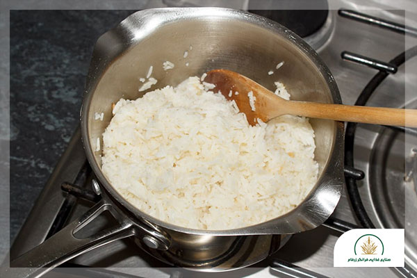 شیوه پخت برنج کته