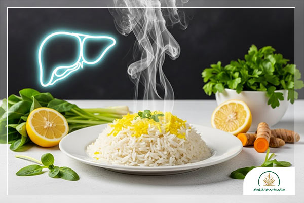 بهبود عملکرد کبد با برنج