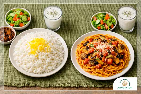 مقایسه خواص برنج و ماکارونی