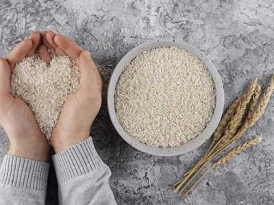روش پخت برنج کته